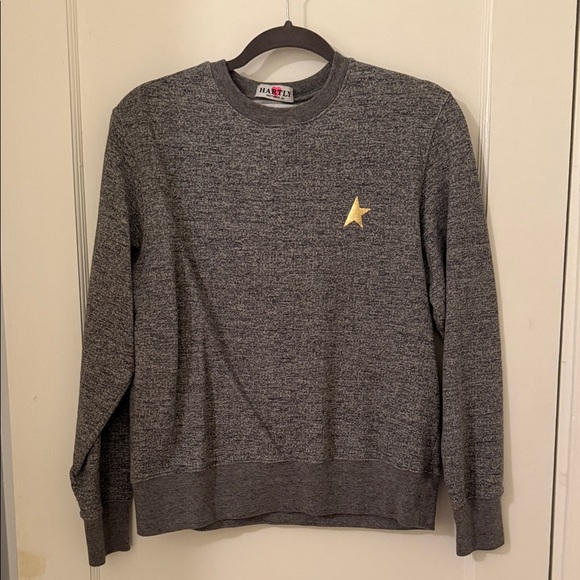 Golden Goose Tops - Golden Goose Gray Crewneck Sweatshirt with Gold Star